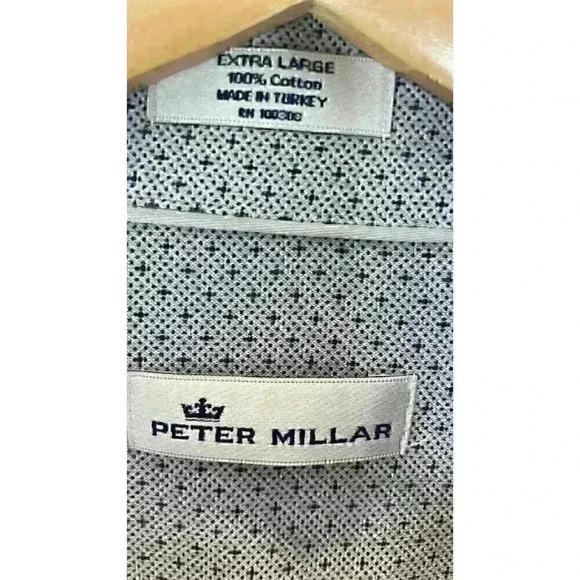 Peter Millar Men's Long Sleeve Shirt Sz: XL Pre-Owned - Picture 2 of 7